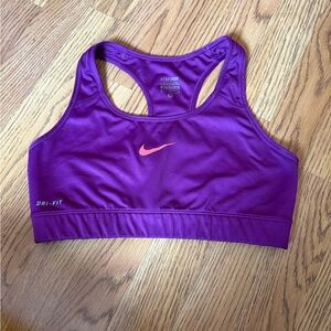 Nike Women's Vibrant Purple Sports Bra